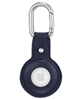 Navy Leather Cover designed for Apple AirTag