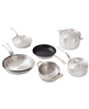 10-Pc. Stainless Clad Cookware Set