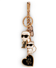 Karl Lagerfeld Paris gold gifting charm with discount information.