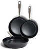 Maestro 3pc Premium Ceramic Nonstick Frying Pan Set