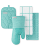 KitchenAid Quilted Cotton Terry Cloth Kitchen Towel, Oven Mitt, Potholder 4-Pack Set