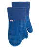T-Fal Flexible Waffle Silicone Oven Mitt, Set of 2 - Blue