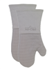 Ribbed Silicone Cotton Twill Oven Mitt, Set of 2 - Titanium