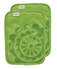 T-fal green silicone and cotton twill pot holder set of 2 – now at a discount!