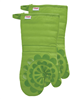 T-fal green silicone and cotton twill oven mitt set of 2.