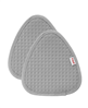 Flexible Waffle Silicone Pot Holder, Set of 2 - Gray