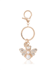 Regal Bee Pearl Charm Keychain
