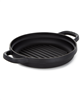 BergHOFF 10.25" black graphite enamel cast iron grill pan.