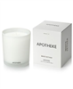 Apotheke's white vetiver candle collection offers a delightful scent.