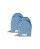 Kitchenaid 2-pc. blue velvet oven mitt set, mini - $X with discount.