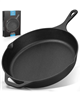 Heavy Duty Pre-Seasoned 12 Inch Iron Cast Skillet