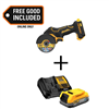 20V XR cordless cut-off tool with 20V Max PowerStack compact battery starter kit.