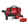 M12 12V Lithium-Ion Cordless Drill/Driver and HACKZALL Combo Kit (2-Tool) with Two 1.5 Ah Batteries, Charger and Bag
