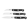 Zwilling Gourmet 3-pc paring knife set.