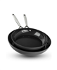 2x Hard Anodized 2-Piece Nonstick Skillets