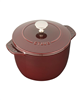 1.5-qt. Staub petite French oven in grenadine, now with a discount.