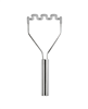 Oyster gray Tovolo silicone & stainless steel potato masher, now with a discount.