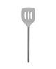 Tovolo oyster gray silicone slotted turner.