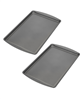 Set of 2 Large 17" x 11" Nonstick Steel Multipurpose Cookie Sheets
