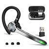 Bluetooth V5.4 Wireless Earpiece Headset with Noise Cancelling