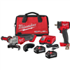 Get the M18 Fuel 18V Brushless Cordless Grinder and Impact Wrench kit with 2 batteries at a discount.
