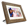 10 inch Distressed Wood Digital Photo Frame with Auto Slideshow Feature