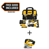 20V MAX Lithium-Ion Cordless 4-Tool Combo Kit and 20V XR Cordless Brushless Jigsaw