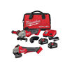 M18 FUEL 18V Lith-Ion Brushless Cordless 4-1/2 in. /5 in. Grinder Kit w/Paddle Switch & (2)6.0 Batteries & M18 Grinder