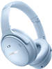 Bose QuietComfort wireless noise-canceling Bluetooth headphones in Moonstone Blue.