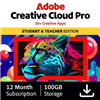 Download Adobe Creative Cloud Pro Student & Teacher Edition - 12-month subscription.