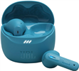 Jbl tune flex 2 true wireless noise-cancelling earbuds in teal.