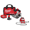 M12 FUEL 12V Lithium-Ion Brushless 5-3/8 in. Cordless Circular Saw Kit with Grease Gun