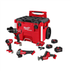 M18 FUEL 18V Lith-Ion Cordless Combo Kit w/ (2) 5.0 Ah Battery, Charger, PACKOUT Tool Box, & 8.0 Battery (4-Tool)