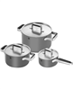 Zwilling Pure 6-Piece Gray Stainless Steel Pot Set - 20% off.