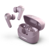 JLab JBuds Pods ANC true wireless earbuds in mauve, now with a discount.