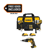 20V MAX Lithium-Ion Cordless 2-Tool Combo Kit and Brushless Screw Gun