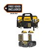 20V MAX Lithium-Ion Cordless 2-Tool Combo Kit and LED Adjustable Work Light