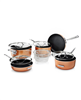 StackMaster 10-Piece Nonstick Ceramic Coating Cookware Set