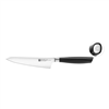 Zwilling All Star 5.5-inch compact chef's knife in white.