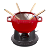 Staub Cast Iron 7-inch Fondue Set