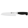 ZWILLING Four Star 7-inch, Hollow Edge Santoku - Factory Second