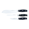 Henckels Forged Premio 3-pc Santoku Knife Set, now discounted.