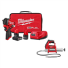 M12 FUEL 12V Li-Ion Brushless Cordless Stubby 1/2 in. Impact Wrench Kit with Grease Gun