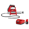 M12 12V Lithium-Ion Cordless Grease Gun with 2.0Ah Battery and Charger Starter Kit