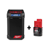 M12 12V Bluetooth AM/FM jobsite radio with charger and M12 2.0Ah battery. 