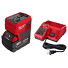 M18 18V lithium-ion 175W inverter with 5.0 Ah battery and charger.