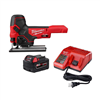 M18 FUEL 18-Volt Lithium-Ion Brushless Cordless Barrel Grip Jig Saw w/5.0Ah Battery Starter Kit