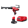 M12 12V Lithium-Ion Cordless 10 oz. Adhesive and Caulk Gun