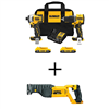 20V MAX Lithium-Ion Cordless 2-Tool Combo Kit and Reciprocating Saw