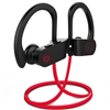 Waterproof Bluetooth 5.0 Sport Earbuds – Wireless In-Ear Headphones with Noise Cancellation & Mic (UR-U8) - Red